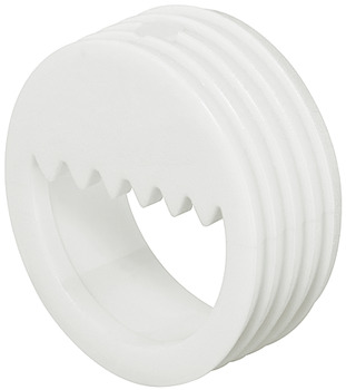 Suspension Fitting Half-Circle Aperture with Serrated Edge for Use With Pan Head Screws Internal Ø 16 mm