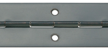 Continuous Hinge Rolled Straight Piano 3500 mm Length Open width 32 mm burnished