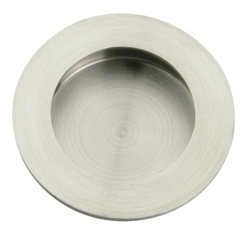 Pull Handle Flush Ø 50 mm Stainless Steel Startec Push fit installation Satin