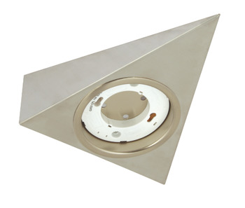 Downlight Housing to Suit GX53 Downlights Rated IP20 Triangular downlight housing Satin stainless steel finish