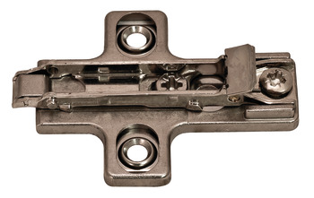 Hafele 3mm M.Plt Qck Cruci Hos Zinc Alloy NP - view 3