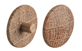 Cover Cap for Screws Press-Fit Solid Wood For push fitting Oak