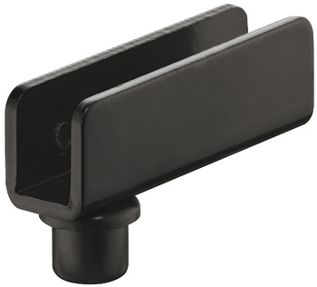 Glass Door Hinge Opening Angle 110° Simplex Black