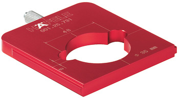 Red Jig Drill Guide-Hinge D35 48/6.0mm