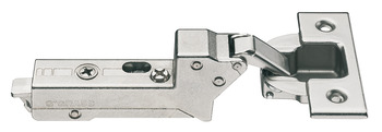 please look Click on arm Without soft close screw fixing cup 45/9.5 nickel plated