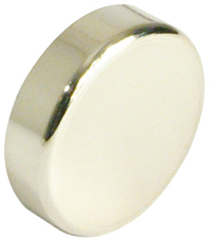 Cover Cap for Cup for Tiomos 95° Glass Door Hinge Round polished chrome