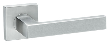 Lever Handles on Square Roses 304 Stainless Steel Metro Startec Satin