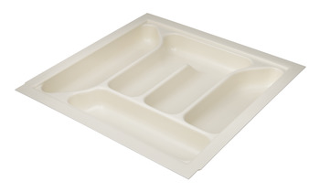 Plastic Cutlery Insert Width 431 mm Cream-white RAL 9001 New number for 556.62-0201