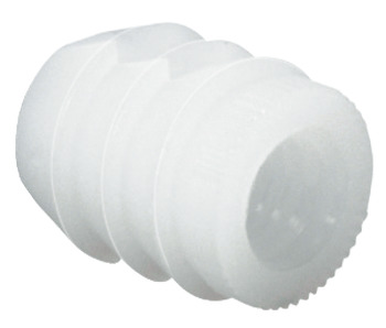 Glue-In Sleeve M4 - M8 Internal Thread Plastic with Grooves for Glue M6 internal thread for Ø 10 mm hole length 11 mm outer Ø 11 mm - view 2