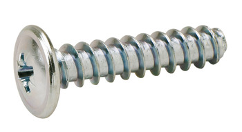 Panel Mounting Screw, Flat Head, PZ, Fully Threaded, Ø 5 mm Drill Hole, 27.5 mm