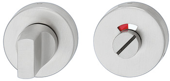 WC Release and Inside Turn for Startec Lever Handles Ø 52 mm 304 Stainless Steel With steel substructure with red/white/green indicator disc Satin