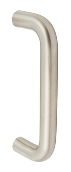 Pull Handle Bolt Through Fixing 304 Stainless Steel D Shaped Hole centres 150 mm satin