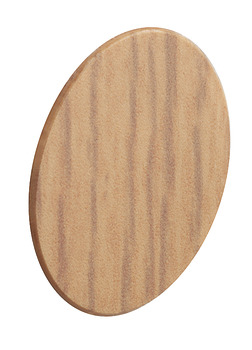 Cover Cap Plastic Self-Adhesive Ø 13 mm for screw heads or Minifix connector housing Oak effect