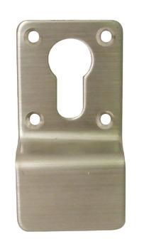 Cylinder Pull Euro Profile 316 Stainless Steel Face fixing Satin