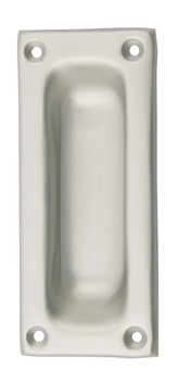 Flush Pull Handle 40 x 90 mm Aluminium Suitable for timber sliding doors Satin anodised