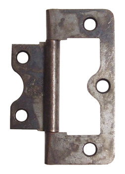 Flush Hinge for Inset Doors Length 60 mm Steel With fixed pin Electro brassed