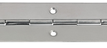 Continuous Hinge Rolled Straight Piano 3500 mm Length Open width 25 mm nickel-plated