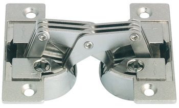 Mitred Hinge Opening angle 120° For 22.5° mitre applications Screw fixing