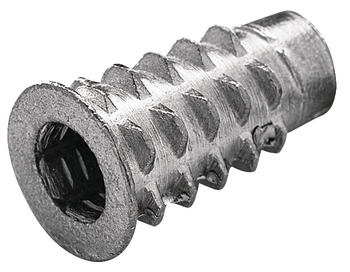 Screw-In Sleeve M6 Internal Thread with SW6 Hexagon Socket Head for Ø 7.5 mm Hole Length 20 mm