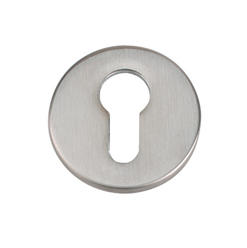 Escutcheons Euro Profile Cylinder Ø 52 mm 316 Stainless Steel Satin