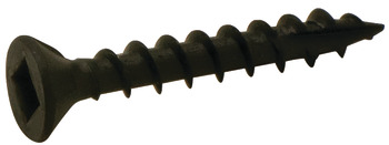 Zip-R Screw, Square Slot, Countersunk Head, Fully Threaded, 3.5 x 12 mm