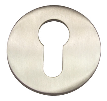 Escutcheons for Startec Lever Handles Euro Profile Cylinder Ø 52 mm Stainless Steel Satin