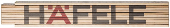 Ruler Pocket Beech with Steel Joints Häfele With spring metric reading Length 2000 mm - view 2