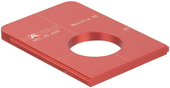 Red Jig Drill Guide Minifix 12/15 - view 2