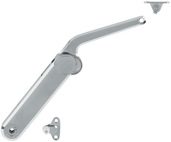 Lid Stay with Power Assisted Opening Maxi Opening angles: 75° 90° or 110° Model A distance from edge 37 mm nickel-plated