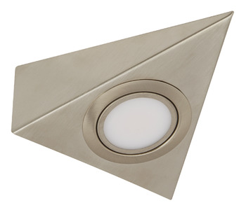LED Wedge Light 12 V Triangular Rated IP 20 2.4 W Loox Compatible Brushed nickel plated finish light colour 3000 K