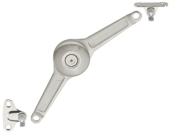 Flap/Lid Stay Complete Set Duo Standard Light version opening angles: 75° 90° or 110° For Varianta screws distance from edge 37 mm nickel plated