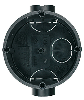 Wall Box Depth 47 mm Plastic for Wall Terminal Black
