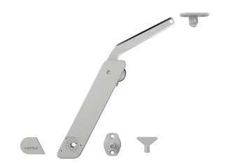 Free Flap H 1.5 Plastic/Metal A LH Grey
