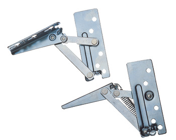 Flap Hinge Swing Up Sprung Right Hand or Both Sides Steel Sprung both sides force 2x 180 N 504.43-0004
