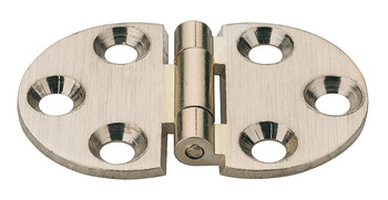 Flap Hinge 270° Screw Fixing Brass or Steel Economy model Brass matt