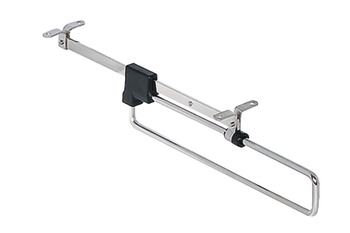 Pull-Out Wardrobe Rail Load Capacity 3-8 kg Hole centres 231 - 431 mm Retracted length 310 mm hole centres 281 mm load capacity 6 kg