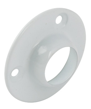 Rail Socket Ø 19 mm Steel White finish