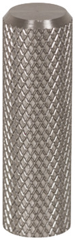 Knob Aluminium Ø 10 mm Graf 2 Stainless steel effect