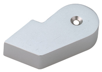 Cover Cap for Single Action Bottom Strap Aluminium Geze Left hand satin stainless steel