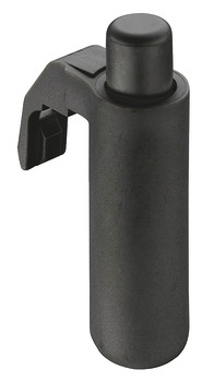 Soft Opening Mechanism for Pull Down Wardrobe Rail 2004 Servetto Plastic Black finish