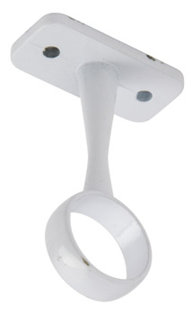 Rail Centre Bracket Ø 19 mm Zinc Alloy White finish