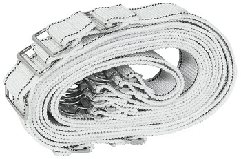 Foldaway Bed Fittings Bedding Straps White finish