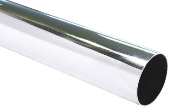 Wardrobe Rail Length 2500 mm Ø 25.4 mm Wall thickness 0.7 mm Chrome plated finish