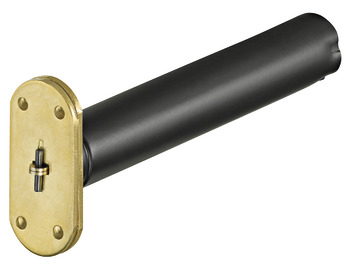 Door Closer Concealed Jamb Brass and Mild Steel Perko For light to medium use applications Polished brass