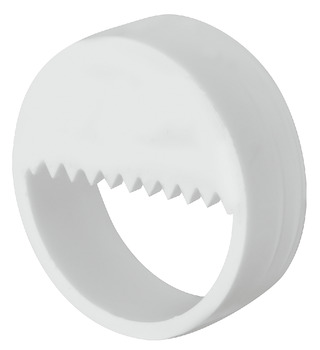 Suspension Fitting Half-Circle Aperture with Serrated Edge for Use With Pan Head Screws Internal Ø 27 mm
