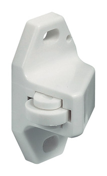 Roller Catch Indv Catch Plastic/Nyl Wht - view 2