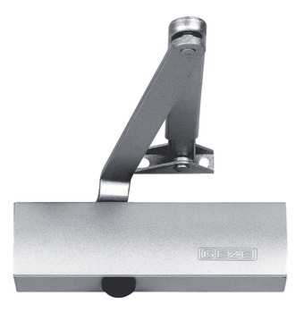 Door Closer Overhead Cast Aluminium Body Geze TS 1500 Silver