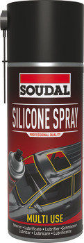 Multi Use Spray Size 400 ml Soudal Silicone Spray For lubricating and smoothing parts