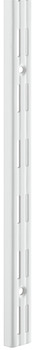 Supporting Channel Length 995-2495 mm Shoptec Shopfitting System Double slotted white RAL 9003 finish length 1495 mm