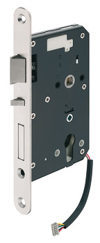 Mortice Lock for Dialock DT 700 and DT 710 DIN L panic function inwards opening doors black stainless steel